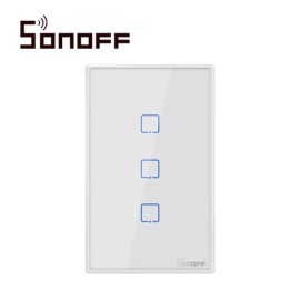 T2US3C APAGADOR DE PARED TOUCH ON/OFF SONOFF INALAMBRICO WIFI CON TEMPORIZADOR