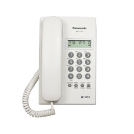 KX-T7703X Teléfono 2 líneas LCD, 30 CH, Call ID, BLANCO (Unilínea)
