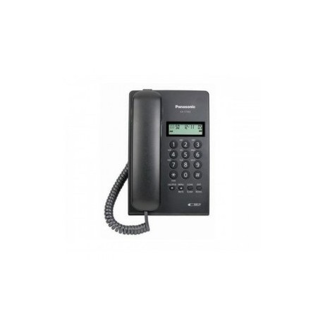 KX-T7703X-B Teléfono 2 líneas LCD, 30 CH, Call ID, NEGRO (Unilínea)