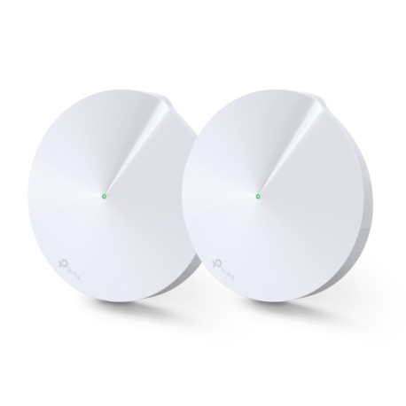 DECOM5-2 SISTEMA DECO M5 (2 PIEZAS) TP-LINK MESH WI-FI AC1300 (5GHz 867Mbps+2.4GHz 400Mbps POR PIEZA) MU-MIMO BLUETOOTH 4.2